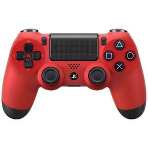 Sony PS4 Dualshock 4 Wireless Controller - Magma Red - Very Good - w/Code, Sold By Music Magpie (UK Mainland)