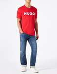 HUGO Mens Dulivio Contrast-Logo T-Shirt XS - L only