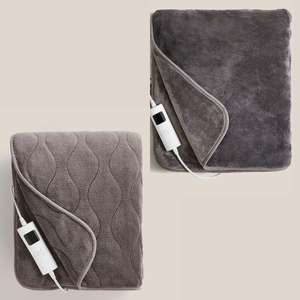 Electric Heated Throw (Fleece £15 / Faux Fur £17.50) - Free Click & Collect