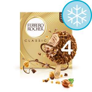Ferrero Rocher Classic/Rafaello/Dark Ice Cream Sticks 4 X 70Ml - £3.75 (Clubcard Price) @ Tesco