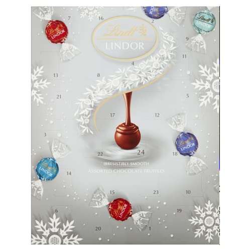 Lindt Lindor Chocolate Advent Calendar 2022, Assortment of Milk, Salted Caramel, Coconut, Milk and White Truffles Large 300g £5.50 @ Amazon