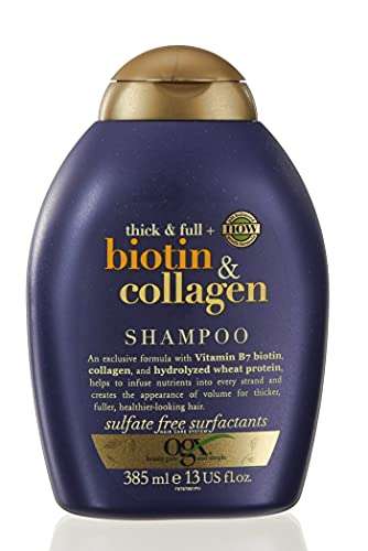 OGX Biotin & Collagen Hair Thickening Shampoo, 385ml / £3.49 or £3.32 Subscribe & Save @ Amazon