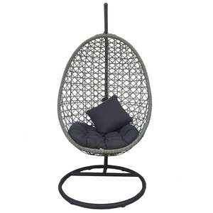 Marbella Hanging Chair & Cushion, Grey - £149.99 instore @ Home Bargains, Harborne (Birmingham)