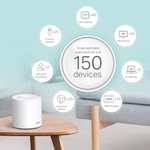 TP-Link Deco X60 AX5400 Whole Home Mesh Wi-Fi 6 System, Up to 7,100 Sq ft Coverage, 1 GHz Quad-Core CPU, Compatible with Amazon Alexa