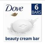 Dove Moisturising Soap Beauty Cream Bar 6X90g: £2.89 + Free Click & Collect @ Superdrug