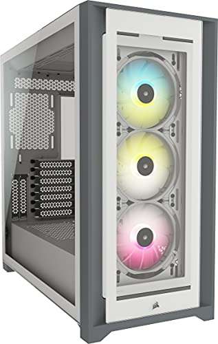 Corsair iCUE 5000X RGB Tempered Glass Mid-Tower ATX Smart PC Case used like new £96.19 @ Amazon warehouse