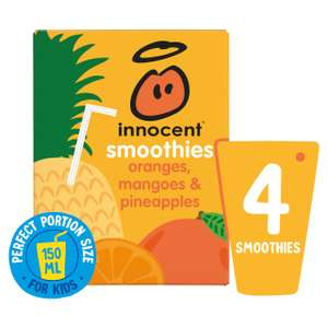 Innocent Smoothies Just For Kids Orange, Mango & Pineapple - £2 @ Morrisons
