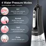 PECHAM Portable Cordless Oral Irrigator Water Dental Flosser (with voucher) @ DML UK FBA