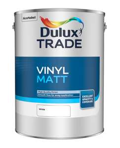 Dulux Trade Vinyl Matt 7.5 Litres - Pure Brilliant White / Magnolia £31.19 (+£5 Delivery under £50) @ Dulux Decorator Centre