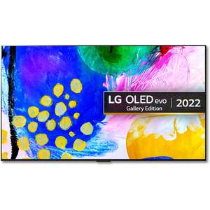 LG OLED77G26LA OLED HDR UHD Smart TV, 77 inch Freeview + Freesat HD, Dolby Atmos & Gallery Design, Free Wall Mount, 5 Year Guarantee W/Code