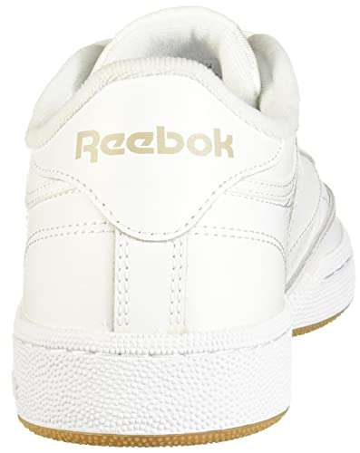 Reebok Boy's Club C 85 Sneaker, White Light Grey Gum, 8 UK Child