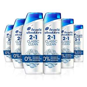 Head & Shoulders Classic Clean Anti-Dandruff 2-in-1 Shampoo, Six-Pack,6 x 225 ml - £14.05 @ Amazon