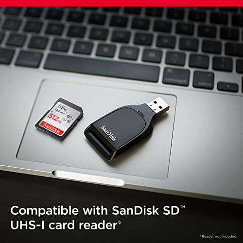SanDisk Ultra 512GB SDXC UHS-I Card £52.99 @ Amazon