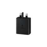 Samsung Galaxy Official 45W Travel Adapter, Super-Fast Charging (UK Plug with USB Type-C Cable), Black - £22.50 @ Amazon