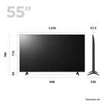 LG LED UR78 55" 4K Smart TV, 2023 - w/voucher