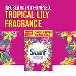 Surf Tropical Lily for fabric care Laundry Powder for brilliantly clean laundry every time 6.5 kg 130 washes - £14 / £12.60 S&S @ Amazon