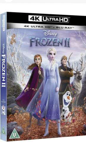 Frozen 2 Ultra HD Blu Ray 4K Brand New And-sealed Inc Slip Cover E - £3.75 @ 2016cheapaschips / eBay