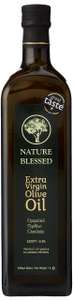 Nature Blessed Extra Virgin Olive Oil 1000 ml Glass Bottle £7.60 @ Amazon