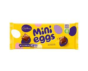 Cadbury Mini Eggs and Dairy Milk Hot Cross Bun, 110g bars - 2 for £1 or 59p each instore @ Spar, Ledbury