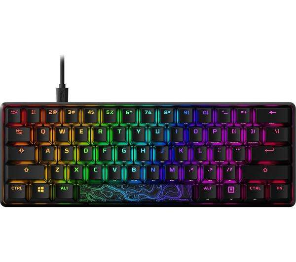 HYPERX Pulsefire Haste RGB Optical Gaming Mouse & Alloy Origins 60 RGB Mechanical Gaming Keyboard Bundle £89.99 delivered @ Currys
