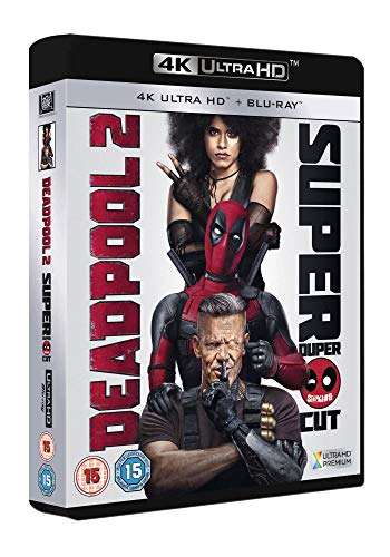 Deadpool 2 4k Blu Ray £5 sold and dispatched by D & B ENTERTAINMENT Amazon
