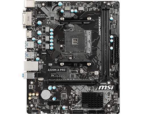 MSI A320M-A PRO Motherboard mATX - AM4, DDR4 - £45.62 @ Amazon EU