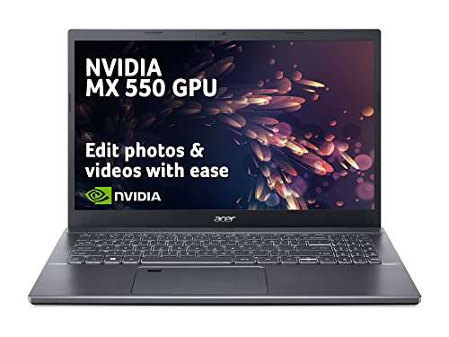 Acer Aspire 5 15.6 FHD Intel i5-1235U 16GB RAM Nvidia MX550 512GB SSD Win 11 Laptop - £599 @ Amazon