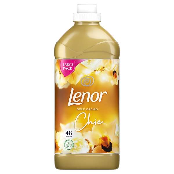 Lenor Gold Orchid Fabric Conditioner 48 Washes 1.68L £2.75 + Free Click & Collect @ Wilko