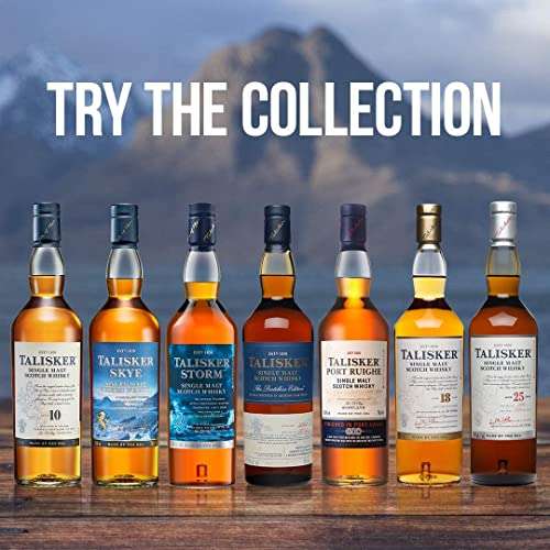 Talisker Skye Single Malt Scotch Whisky (Packing May Vary), 700ml £25 at Amazon