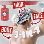 Old Spice Whitewater Shower Gel Men 1000ml, 3-in-1 Mens Shampoo Body-Hair-Face Wash, Long-lasting Fresh VALUE PACK 1L With Pump - £6.18 S&S
