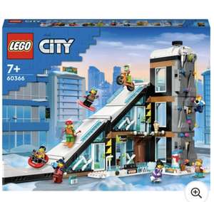 LEGO City 60366 Ski and Climbing Centre Toy Winter Sport