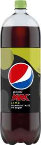 Pepsi Max Lime No Sugar 2 Litre Best Before: 31 Jul 2024 Minimum Order £22.50