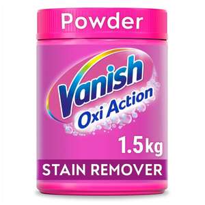 Vanish Oxi Action Stain Remover Powder 1.5 Kilograms - £3.50 (selected accounts/locations) @ Tesco
