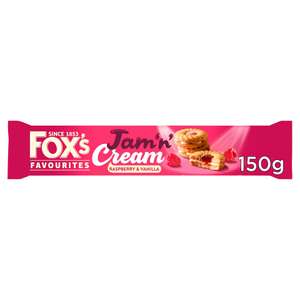 Fox's Jam Sandwich Cream Biscuits 150g Clubcard Price