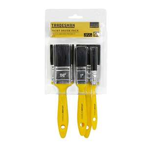 Bentley Retail Paint Brush, Yellow, Assorted 5 Pack £3.00 @ Amazon