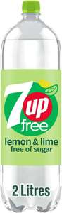 7UP, Free Lemon Flavoured Fizzy Drink Sugar Free, 2L - £1.25 / £1.13 Subscribe & Save + 20% voucher £0.87 or less @ Amazon