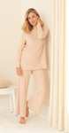 Lola Soft Touch Ribbed Loungewear Top £3.75 - Culottes £4 (in Camel or Mineral) with Free Collection @ Dunelm