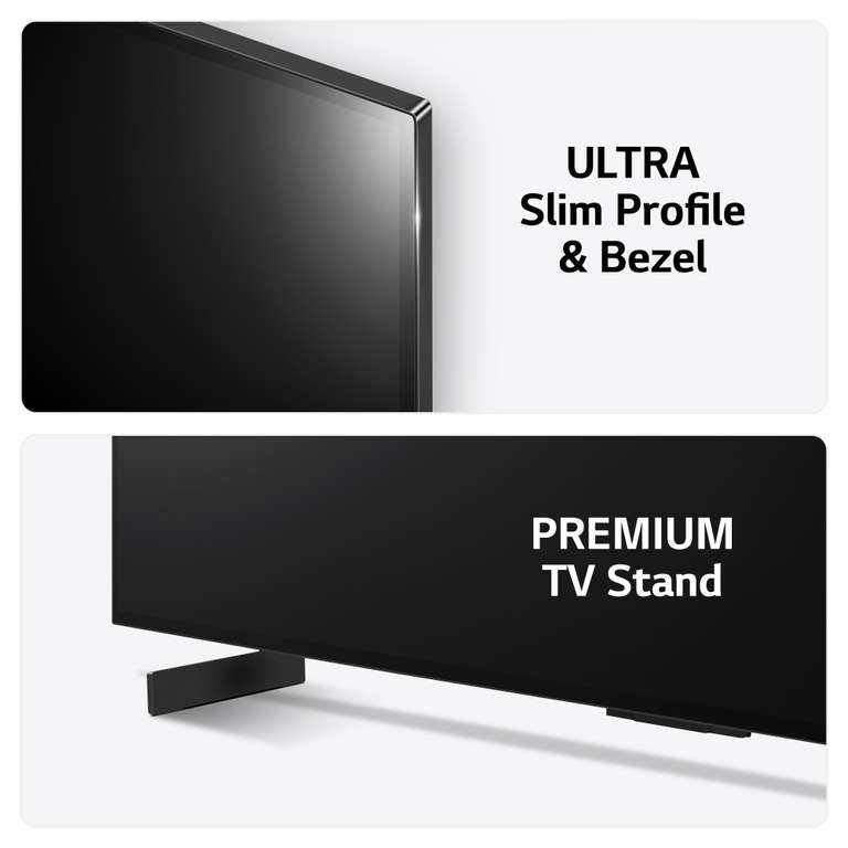 LG OLED42C34LA 2023 42″ C3 OLED 4K Smart TV – BLACK