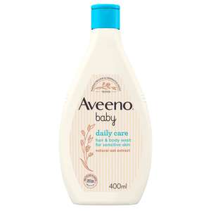 Aveeno Baby Daily Care Hair and Body Wash 400 ml £3.91 / £3.22 S&S