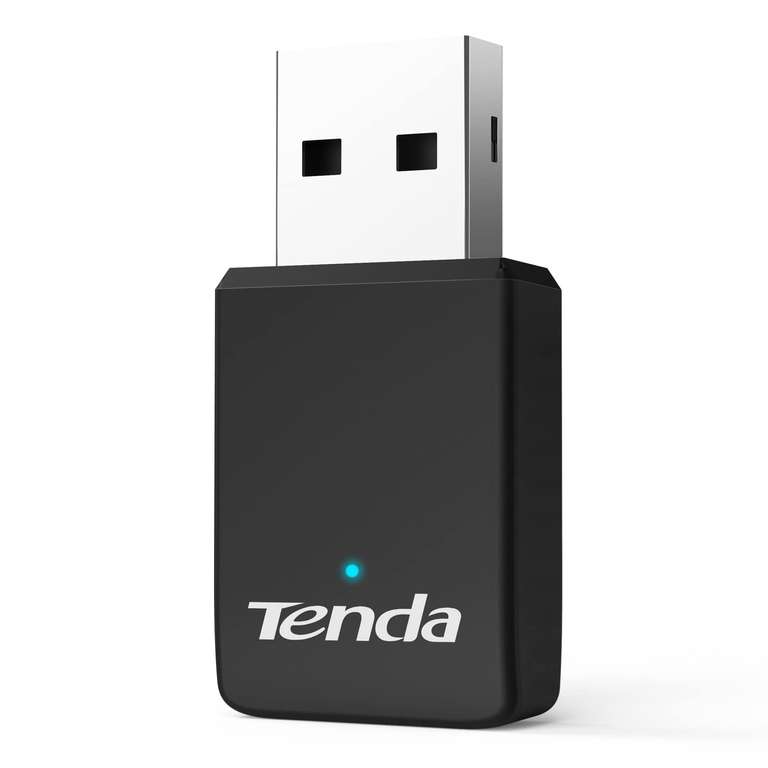 Tenda U9 AC650 Wi-Fi Dongle – Dual Band Wireless USB Adapter for PC, Desktop and Laptop – Mini Size