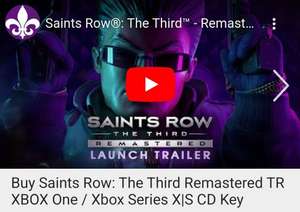 Xbox Saints row 3 remastered. Turkey VPN £6.02 @ Kinguin