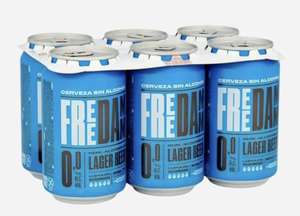6 x 330ml Free Damm Premium Non Alcoholic Lager Beer (0.0%) in Edenbridge