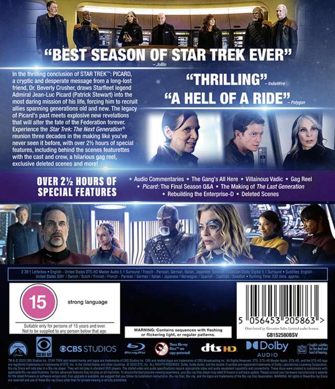 Star Trek: Picard - Season Three [Blu-ray]