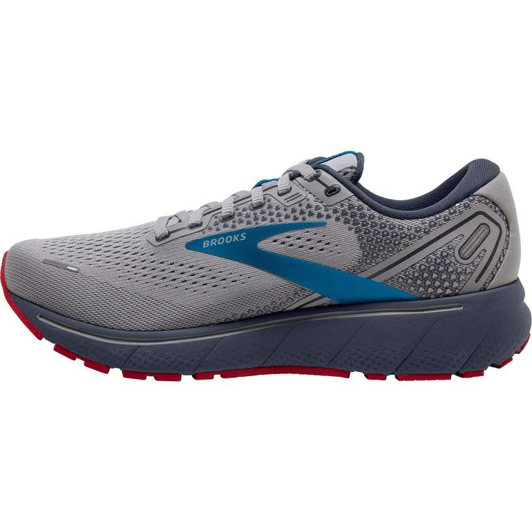 BROOKS Ghost 14 Mens Running Shoes - Grey Free Socks - With Code