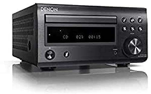 Denon RDCM41DAB Hifi Receiver with CD Player, Audio Receiver for HiFi, Bluetooth, 2x30W, FM Radio /DAB+ Tuner - Black - £229.86 @ Amazon
