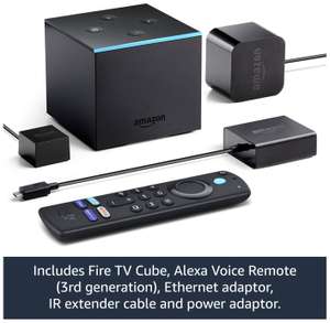 Amazon Fire TV Cube 4k with Alexa Voice Remote £58.99 or £53.99 with argos signup code (Free Collection / Limited Stock) @ Argos
