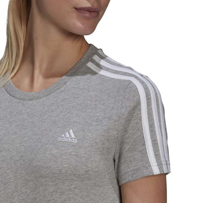 adidas Women's Essentials Slim 3-Stripes T-shirt XS/S/M/L/XL