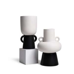 TERESA'S COLLECTIONS Vase for Flowers, Set of 2 Black White Vases for Gifts £9.99 @ Dispatches from Amazon Sold by Valery Madelyn UK