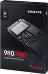2TB - Samsung 980 Pro PCIe Gen 4 x4 NVMe SSD - 7000MB/s, 3D TLC, 2GB Dram Cache, 1200 TBW, PS5 Compatible £170.82 Sold by Amazon EU @ Amazon