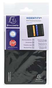 Exacompta - Ref 5402E - Hidentity RFID Double Credit Card Protective Case £1.51 @ Amazon
